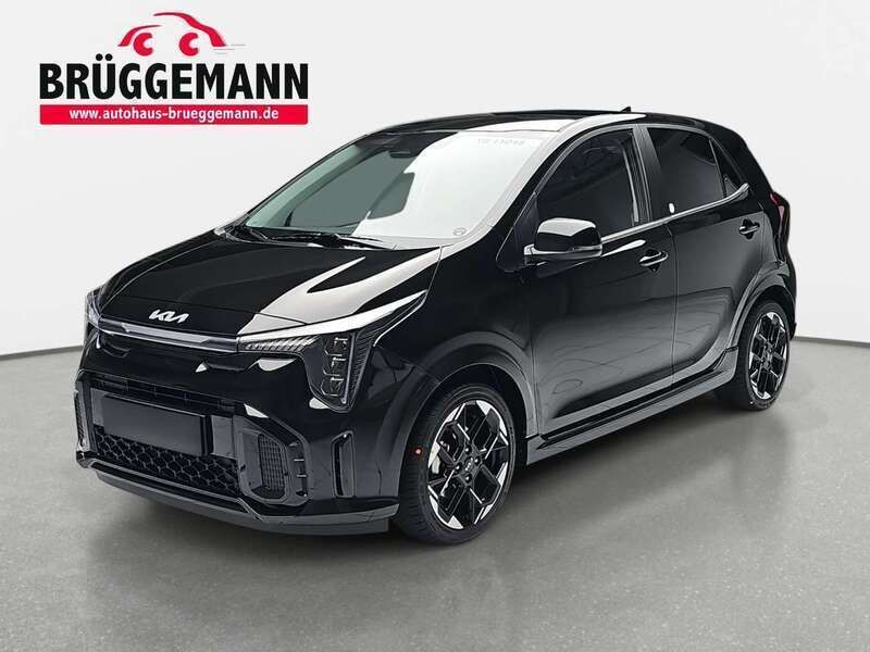 Aurora black metallic Neu 2025 Kia Picanto GT-Line Kleinwagen | 18.990 € (Fairer Preis) - Bild 1/4