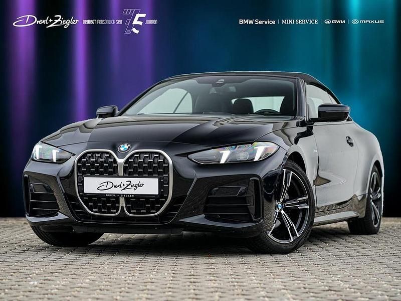 Saphirschwarzmetallic Gebraucht 2025 BMW 420 M Sport Cabrio | 48.950 € (Superpreis) - Bild 1/4