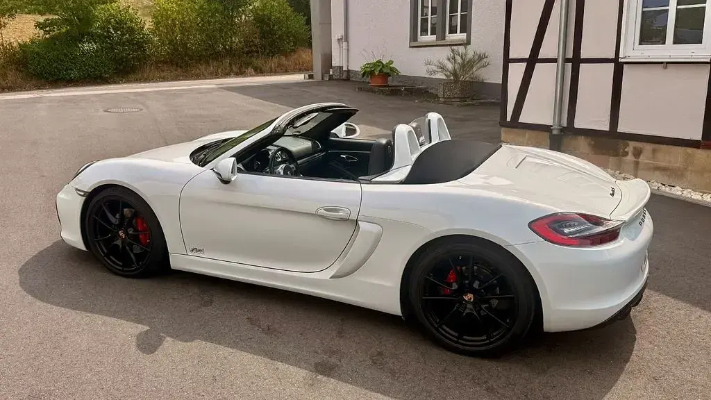 Gebraucht Porsche Boxster 315 PS (231 kW) 2014 Weiß Cabrio