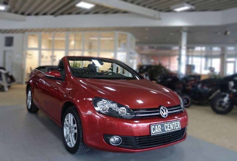 Rot Gebraucht 2011 VW Golf Cabriolet Cabrio | 9.450 € (Fairer Preis) - Bild 1/1