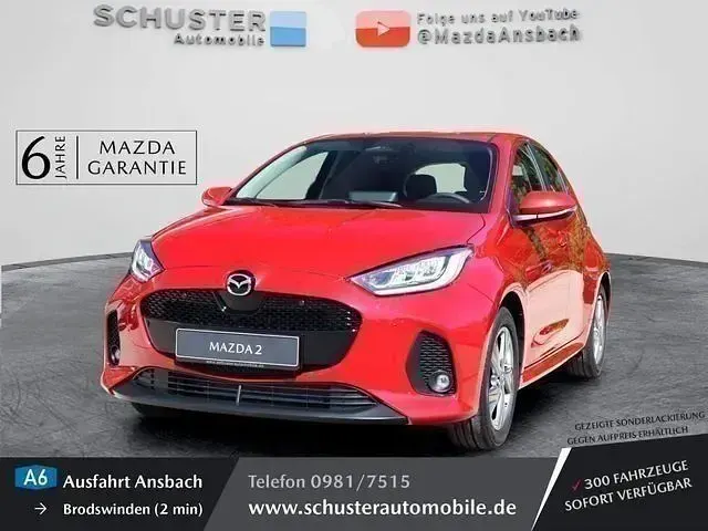 Neu Mazda 2 Exclusive-Line 116 PS (85 kW) 2026 Rot Kleinwagen