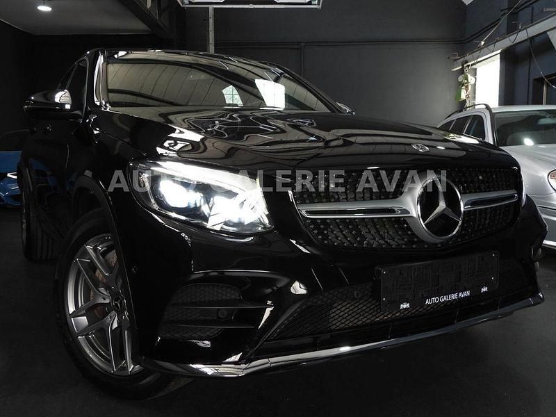 Schwarz Gebraucht 2019 Mercedes GLC250 AMG line Coupé | 34.900 € (Fairer Preis) - Bild 1/4