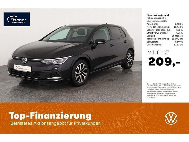 Gebraucht VW Golf VIII Active 150 PS (110 kW) 2023 Schwarz Limousine