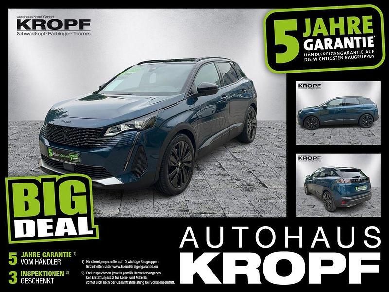 Blau Gebraucht 2021 Peugeot 3008 GT SUV | 20.980 € (Guter Preis) - Bild 1/4