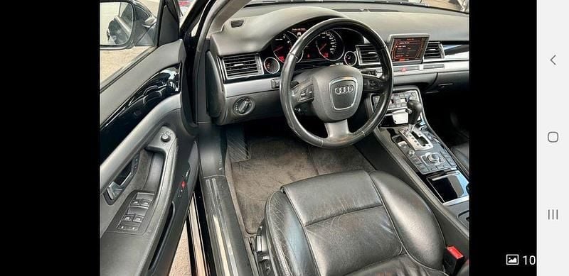 Schwarz Gebraucht 2007 Audi A8L Ambiente Limousine | 8.900 € - Bild 1/4