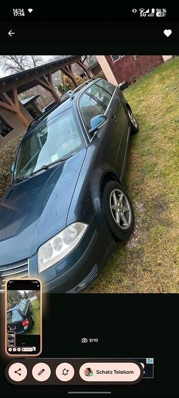 Second-hand VW Passat 131 CP (96 kW) 2004 Albastru Break