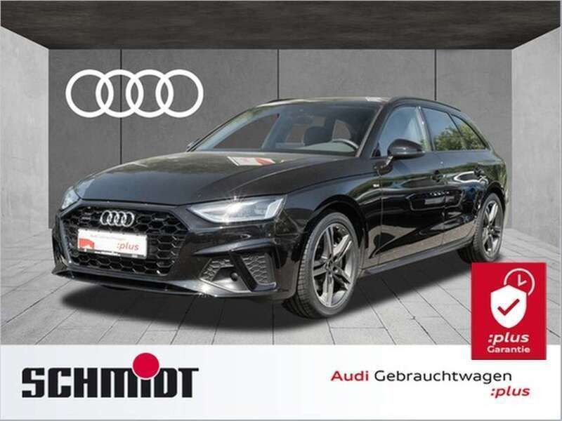 Mythosschwarz metallic Gebraucht 2024 Audi A4 S-Line Kombi | 38.840 € (Fairer Preis) - Bild 1/2