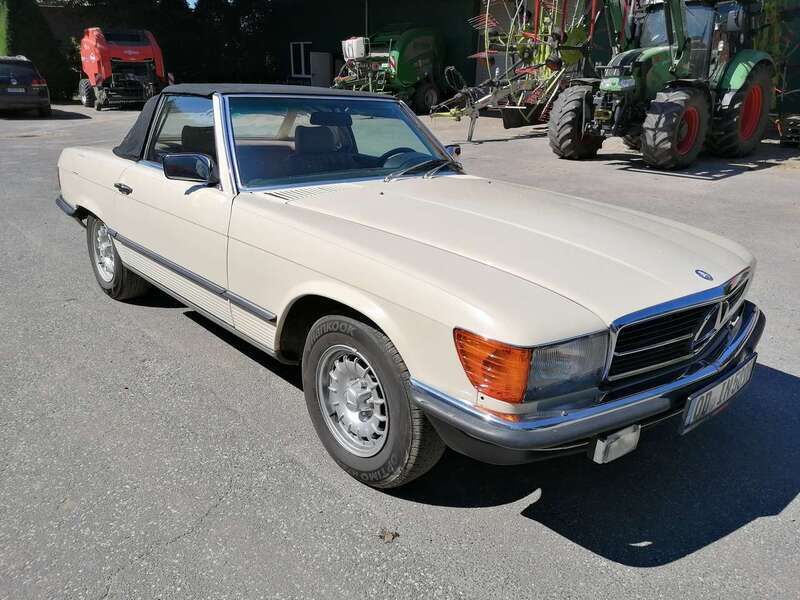 Beige Gebraucht 1984 Mercedes SL380 Cabrio | 24.490 € - Bild 1/4