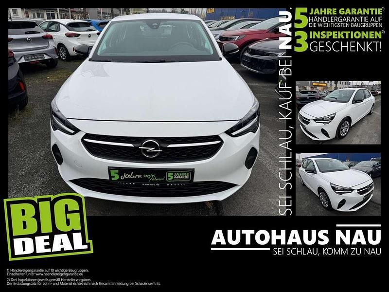 Schneeweiß Gebraucht 2023 Opel Corsa Edition Kleinwagen | 16.790 € (Etwas zu teuer) - Bild 1/4