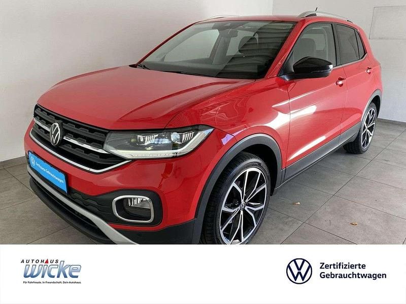 Rot Gebraucht 2021 VW T-Cross Style SUV | 17.480 € (Guter Preis) - Bild 1/4