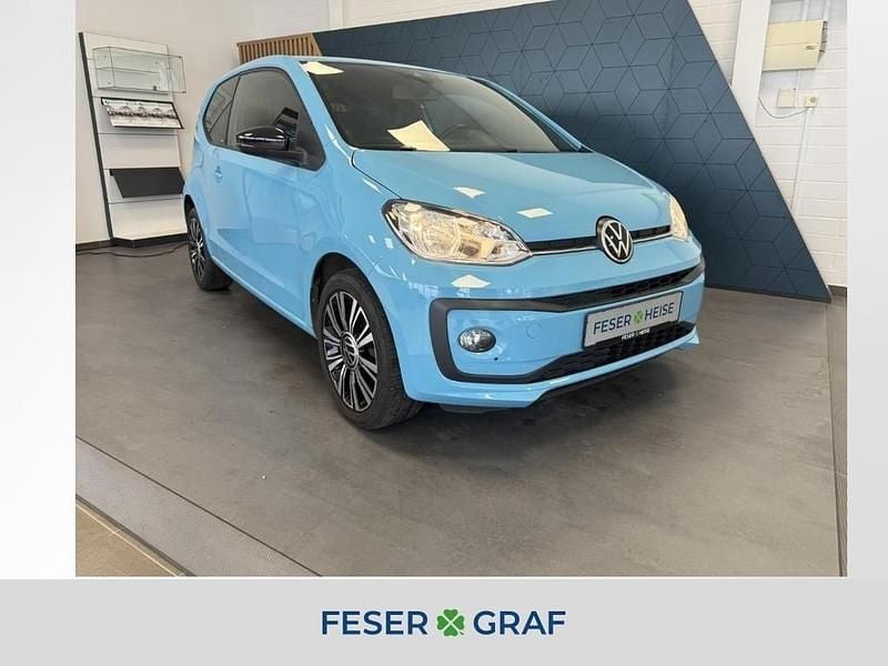 Blau Gebraucht 2021 VW up! United Kleinwagen | 8.990 € (Fairer Preis) - Bild 1/4