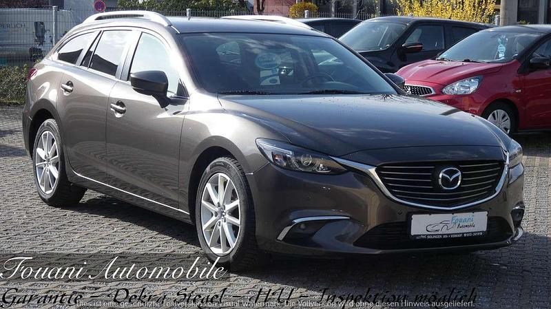 Gebraucht Mazda 6 Nakama 150 PS (110 kW) 2017 Obsidiangrau metallic Kombi