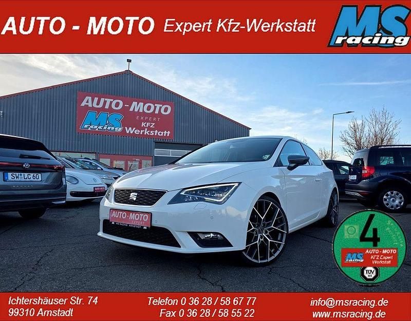 Gebraucht Seat Leon SC CONNECT 110 PS (80 kW) 2015 Weiß Kleinwagen