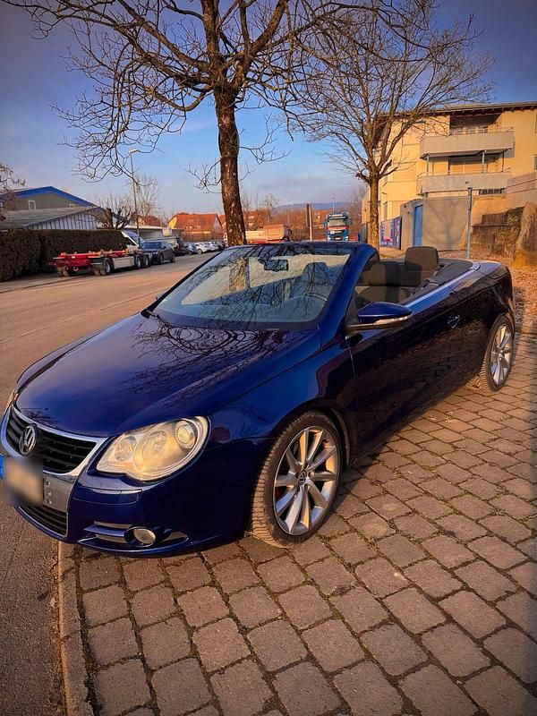 Gebraucht VW Eos 200 PS (147 kW) 2009 Blau Cabrio
