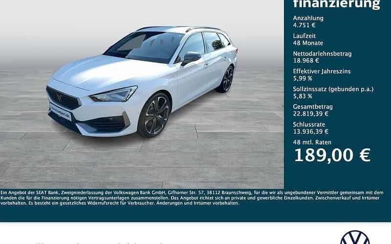 Weiß Gebraucht 2022 Cupra Leon VZ Kombi | 23.552 € (Guter Preis) - Bild 1/4