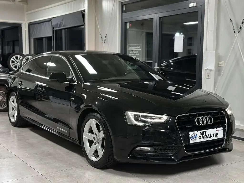 Gebraucht Audi A5 Sportback S-Line 190 PS (139 kW) 2016 Schwarz Kleinwagen