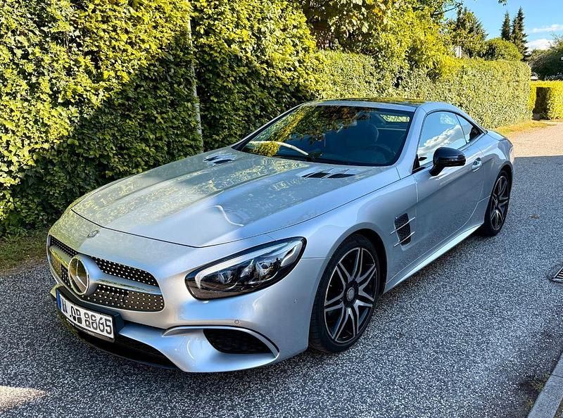 Silber Gebraucht 2017 Mercedes SL400 AMG line Cabrio | 47.900 € (Superpreis) - Bild 1/4