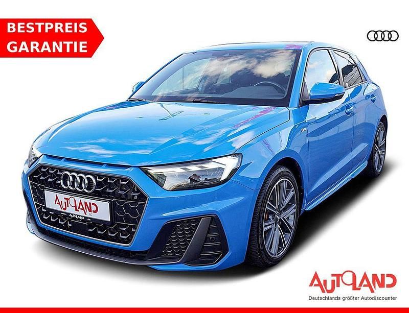 Blau Gebraucht 2019 Audi A1 Sportback S-Line Kleinwagen | 20.990 € (Etwas zu teuer) - Bild 1/4