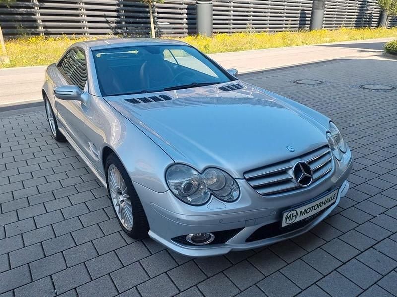 Gebraucht Mercedes SL500 AMG line 387 PS (284 kW) 2007 Silber Cabrio
