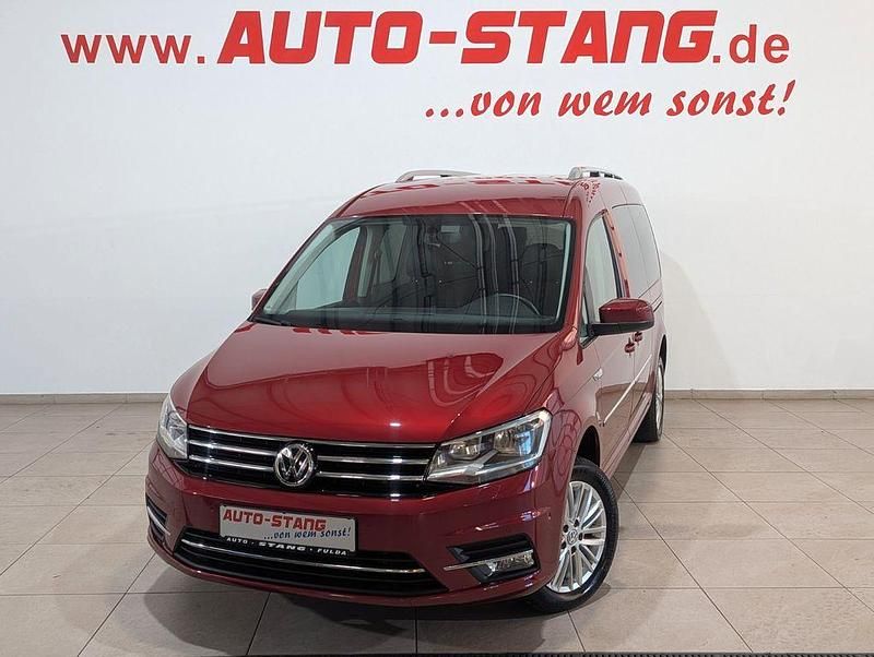 Gebraucht VW Caddy Maxi Highline 125 PS (91 kW) 2018 Rot Van / Kleinbus