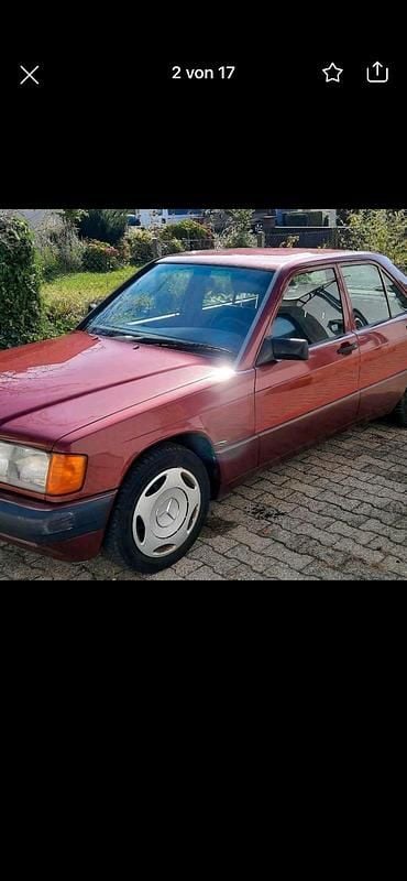 Andere farben Gebraucht 1989 Mercedes 190 Limousine | 3.299 € - Bild 1/4
