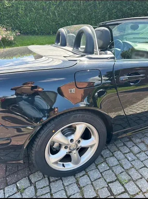 Gebraucht Mercedes SLK200 163 PS (119 kW) 2002 Schwarz Cabrio