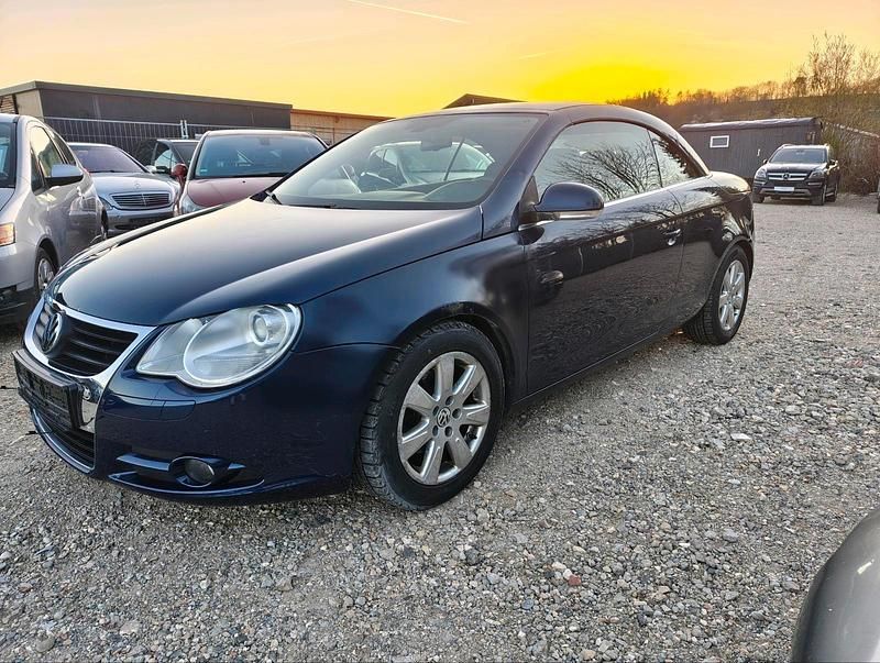 Second-hand VW Eos 150 CP (110 kW) 2007 Albastru Cabrio