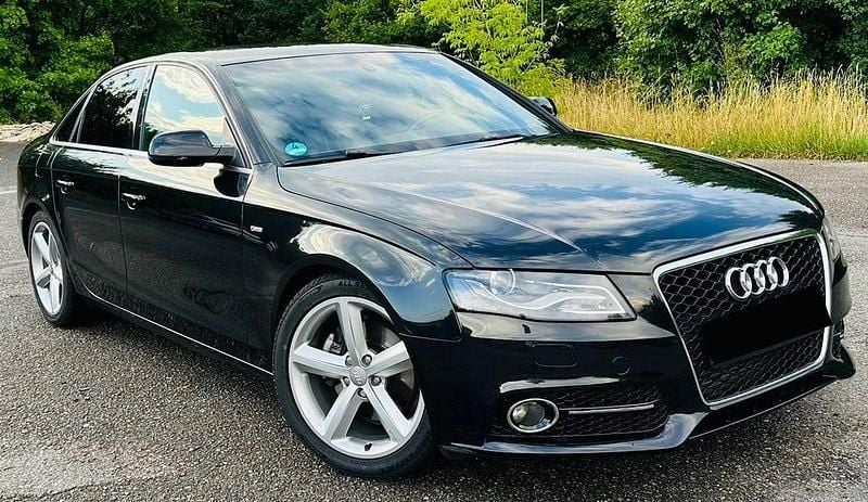 Schwarz Gebraucht 2009 Audi A4 S-line plus Limousine | 7.000 € (Fairer Preis) - Bild 1/4