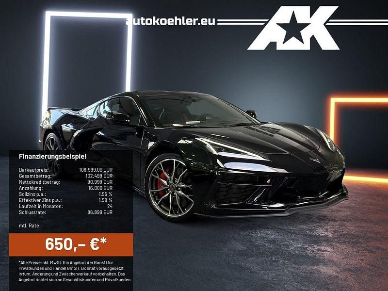 Schwarz Neu 2025 Corvette C8 Coupé | 106.999 € (Superpreis) - Bild 1/4