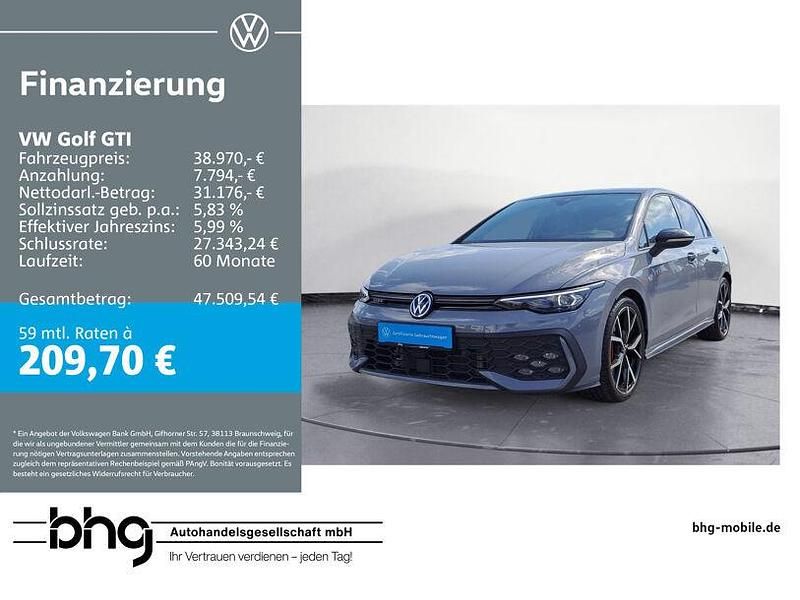 Grau Gebraucht 2024 VW Golf VIII GTI Limousine | 38.970 € (Fairer Preis) - Bild 1/4