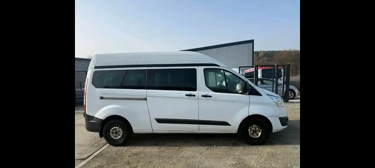 Gebraucht Ford Transit Custom 125 PS (91 kW) 2015 Weiß Van / Kleinbus