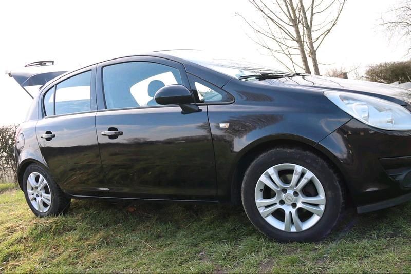 Gebraucht Opel Corsa 2009 Schwarz Kleinwagen