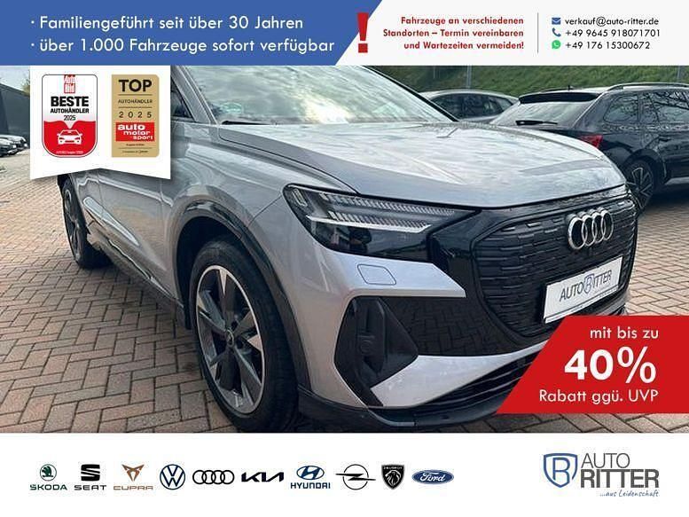 Florettsilber metallic/silber Gebraucht 2022 Audi Q4 Sportback e-tron S-Line SUV | 35.890 € (Fairer Preis) - Bild 1/4