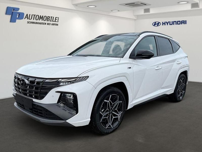 Weiß Gebraucht 2023 Hyundai Tucson N Line SUV | 39.590 € (Teuer) - Bild 1/4