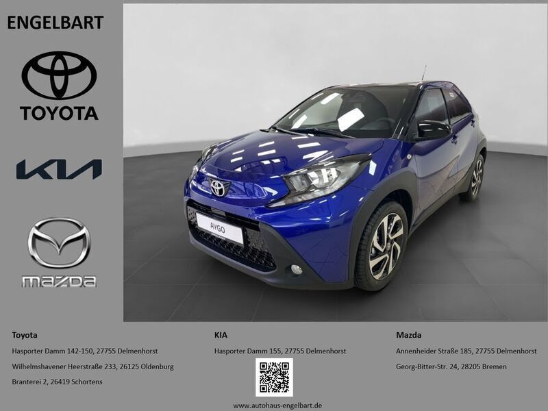 Blau Gebraucht 2024 Toyota Aygo Team Kleinwagen | 17.990 € (Fairer Preis) - Bild 1/4