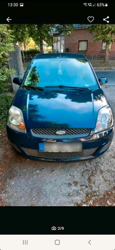 Blau Gebraucht 2007 Ford Fiesta Kleinwagen | 650 € (Superpreis) - Bild 1/4