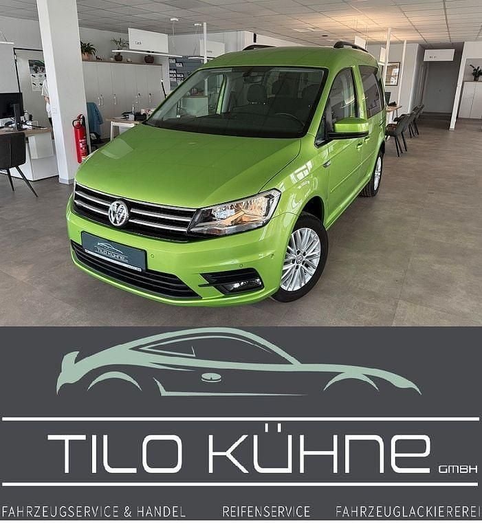 Gebraucht VW Caddy Comfortline 125 PS (91 kW) 2018 Grün Van / Kleinbus