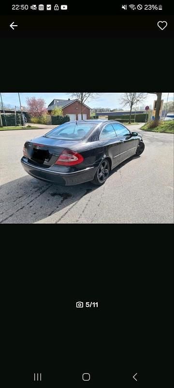 Gebraucht Mercedes CLK270 170 PS (125 kW) 2003 Schwarz Coupé