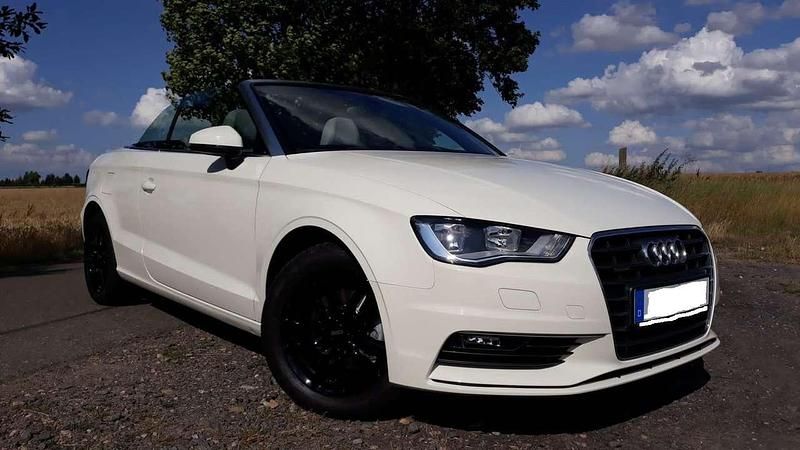 Weiß Gebraucht 2014 Audi A3 Cabriolet Attraction Cabrio | 14.490 € (Guter Preis) - Bild 1/4