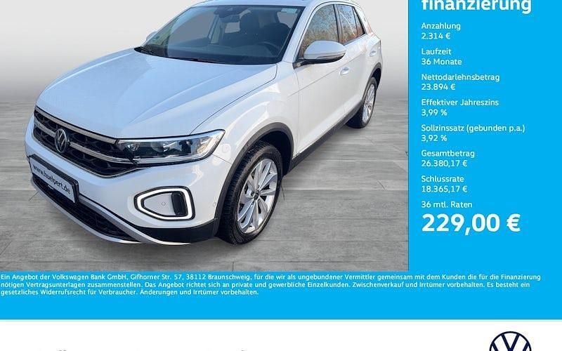 Gebraucht VW T-Roc Style 150 PS (110 kW) 2024 Weiß SUV