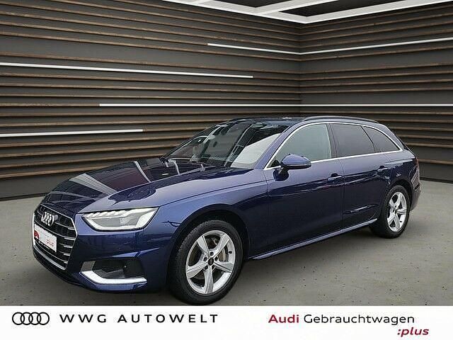 Navarrablau metallic Gebraucht 2021 Audi A4 Advanced Plus Kombi | 25.980 € (Teuer) - Bild 1/2
