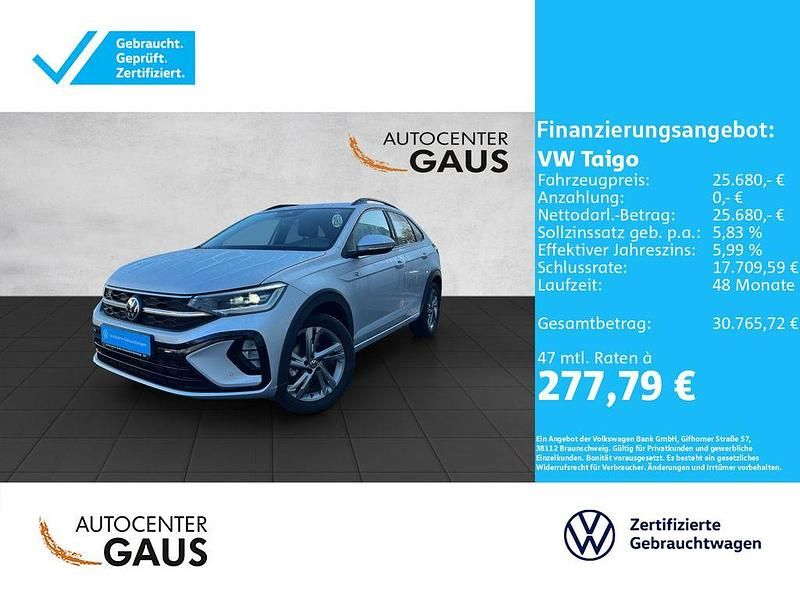 Gebraucht VW Taigo R-line 116 PS (85 kW) 2024 Silber SUV