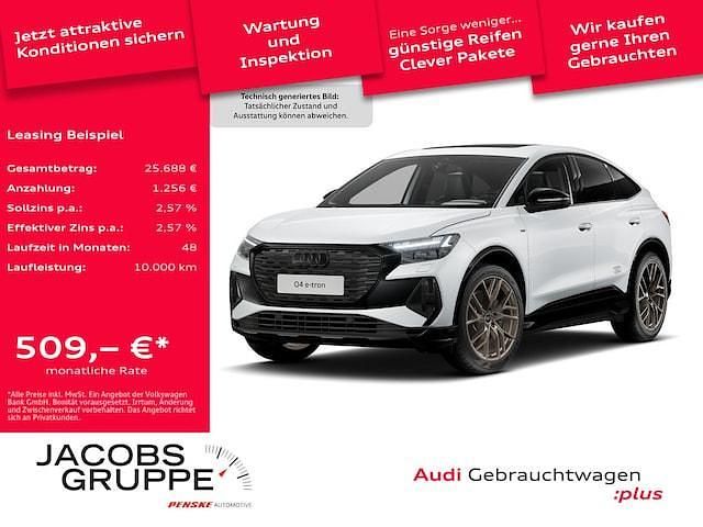 Gebraucht Audi Q4 Sportback e-tron Ambiente 210 kW (286 PS) 2025 Gletscherweiß metallic SUV