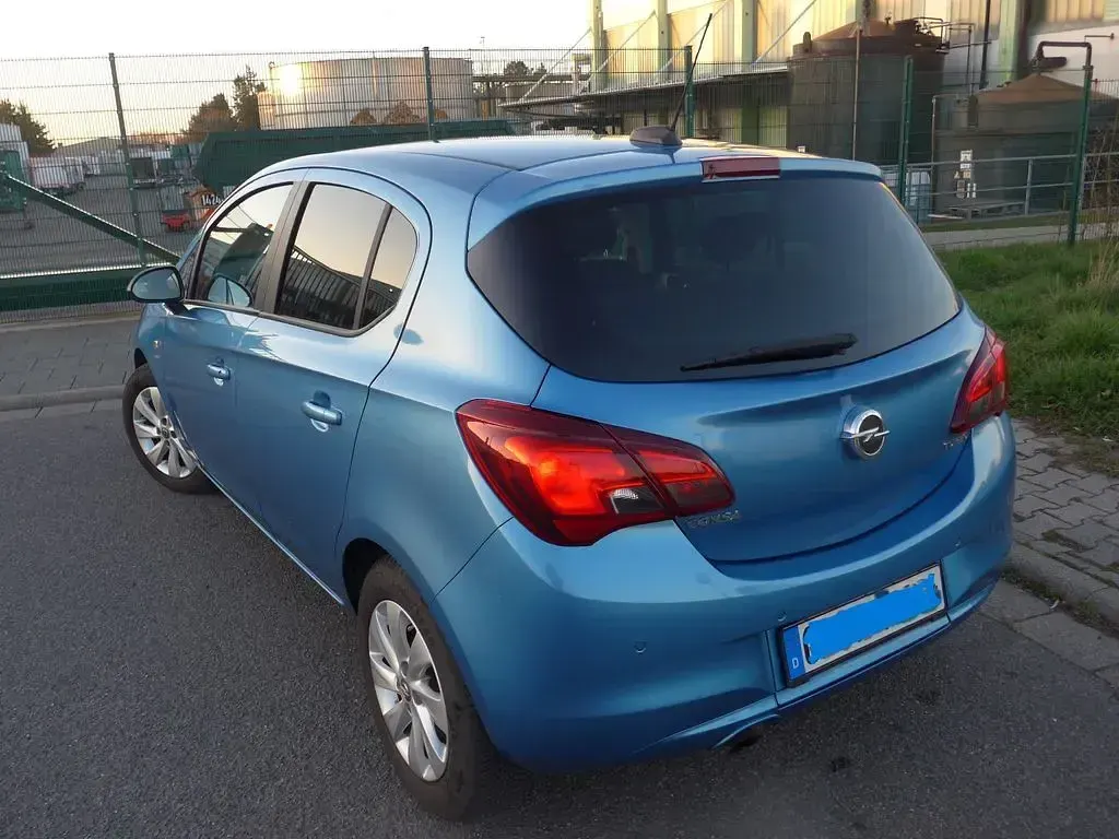 Gebraucht Opel Corsa drive 101 PS (74 kW) 2015 Blau Kleinwagen