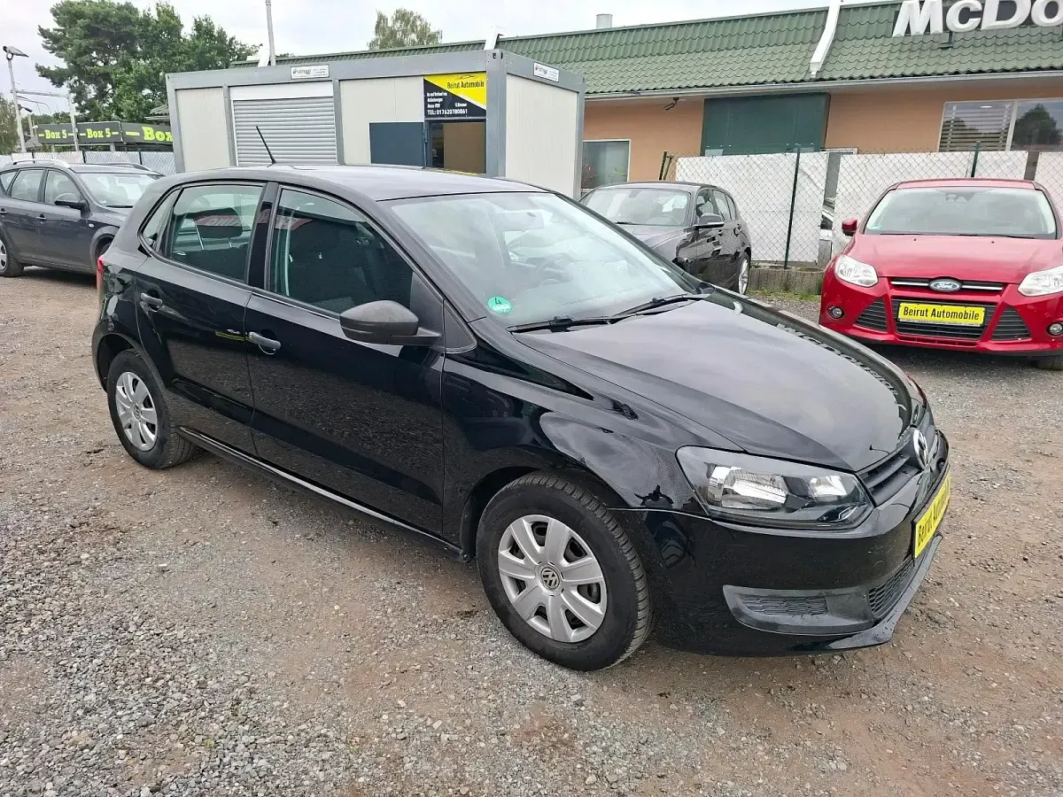 Gebraucht VW Polo 60 PS (44 kW) 2011 Schwarz Kleinwagen