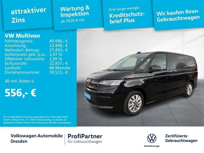 Deep black perleffekt Gebraucht 2024 VW T7 Life Van | 52.790 € (Superpreis) - Bild 1/4