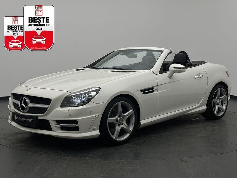 Weiß Gebraucht 2012 Mercedes SLK250 AMG Cabrio | 22.990 € (Fairer Preis) - Bild 1/4