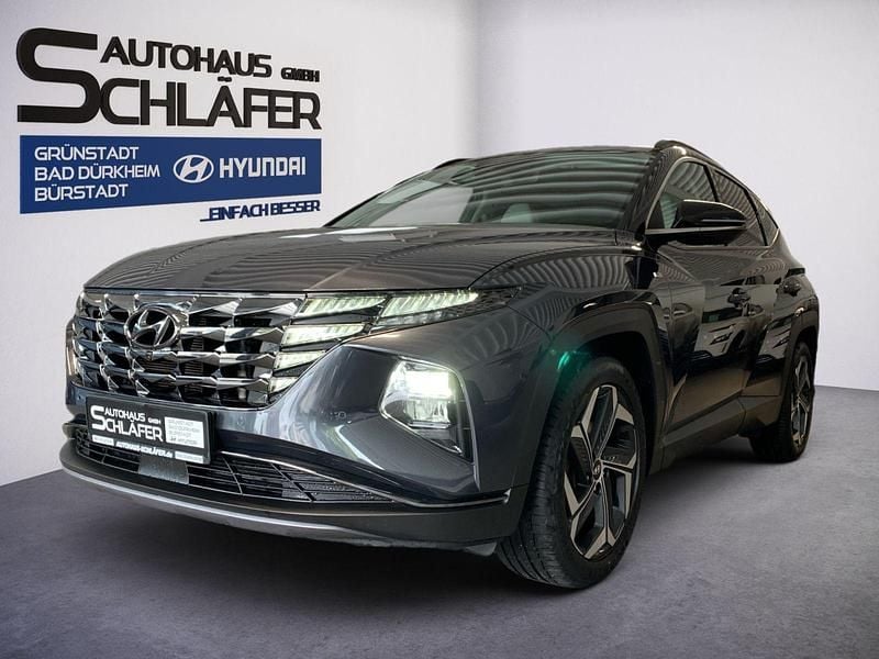 Dark knight / phantom black / Gebraucht 2021 Hyundai Tucson Prime SUV | 22.480 € (Fairer Preis) - Bild 1/4