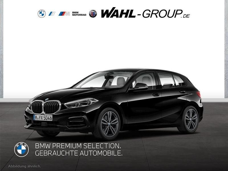 Schwarz Gebraucht 2022 BMW 118 Sport Line Kleinwagen | 21.890 € (Fairer Preis) - Bild 1/4