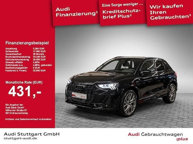 Mythosschwarz metallic Gebraucht 2022 Audi Q3 S-Line SUV | 32.840 € (Fairer Preis) - Bild 1/1